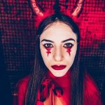 Maquillaje de demonia para halloween