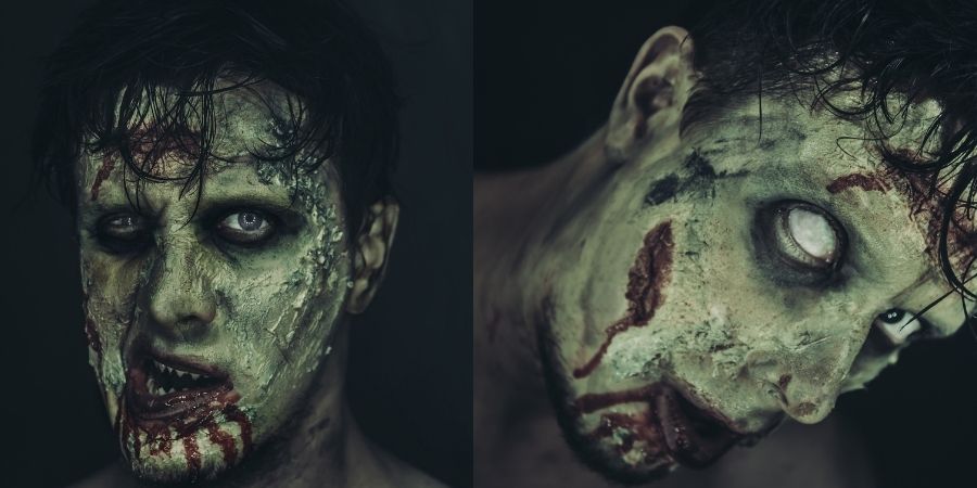 Maquillaje de zombie casero